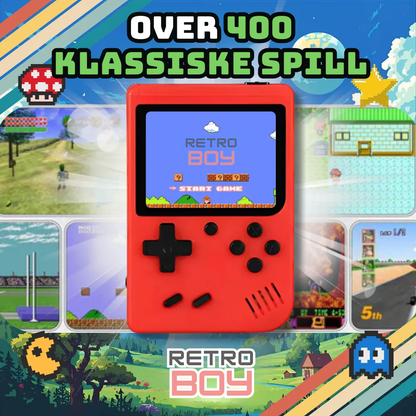 RetroBoy™ | Gjenopplev de legendariske spillene fra barndommen din