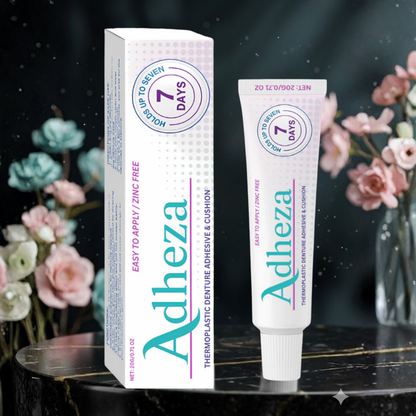 Adheza™ | Få mer trygghet med proteser som sitter fast