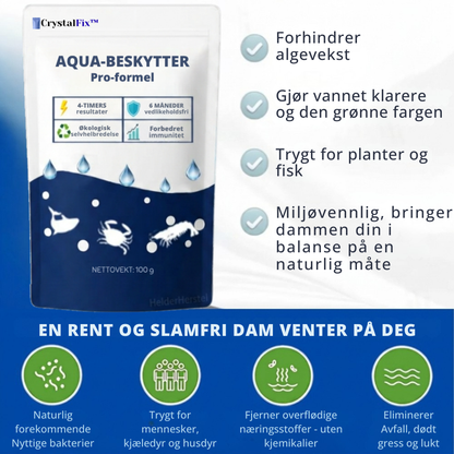 CrystalFix™ | Fra grønt og grumsete til krystallklart