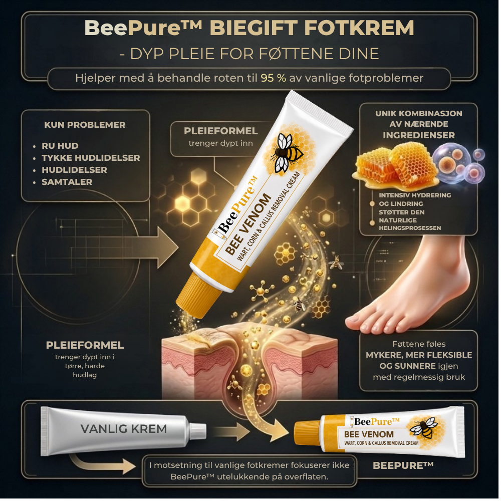 BeePure™ | Mykere føtter og mer komfort på to dager