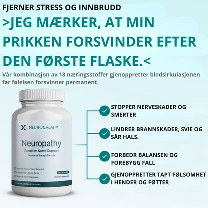 NeuroCalm™ | Målrettet støtte til rolige nerver