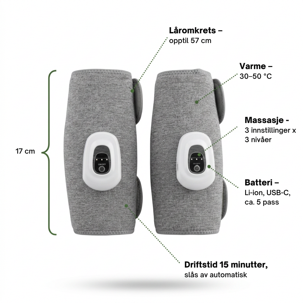 PulseWrap™ | Få lettere, mer avslappede legger på 15 minutter