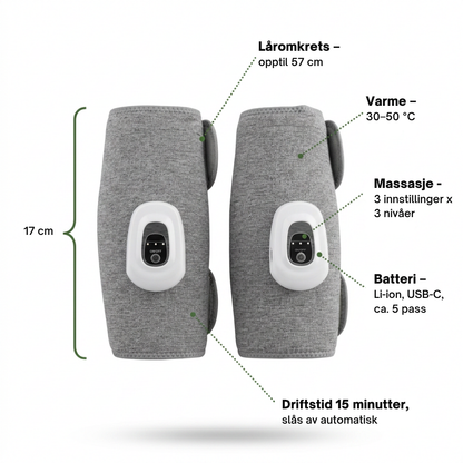 PulseWrap™ | Få lettere, mer avslappede legger på 15 minutter