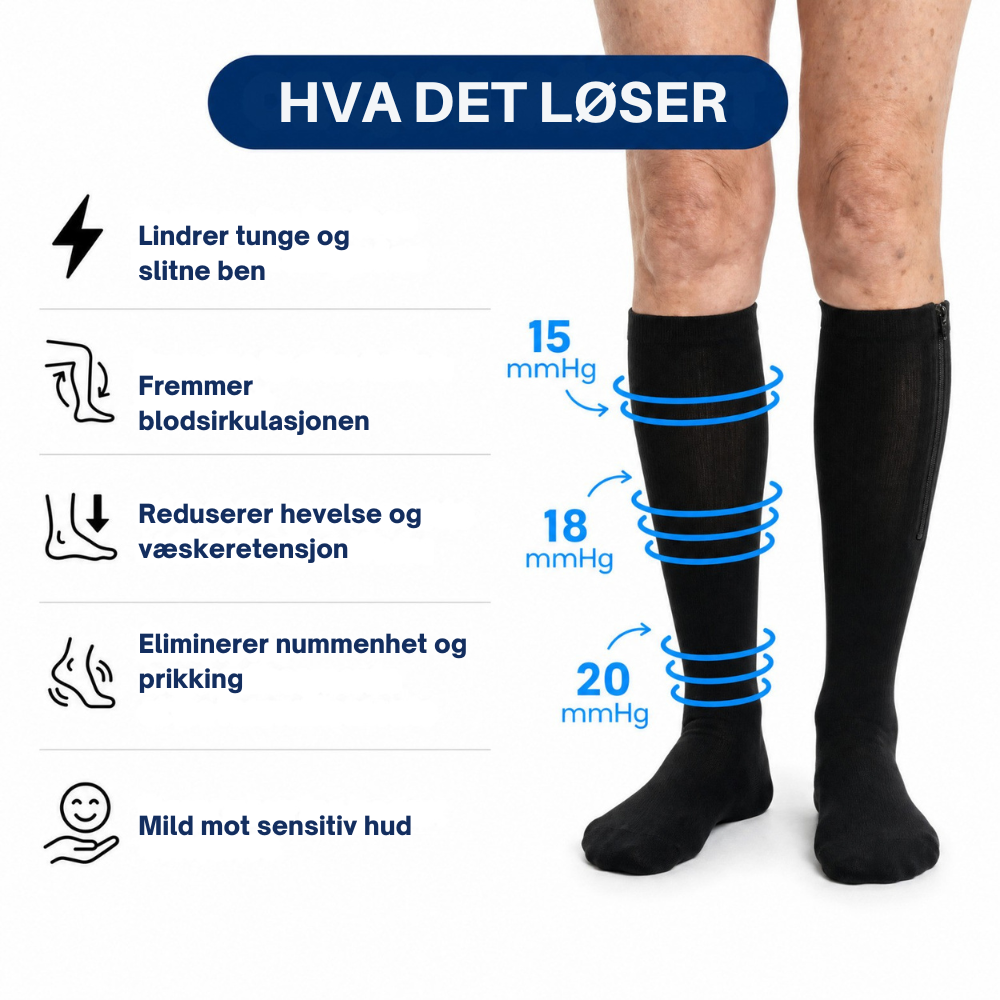 LegEase™  | Slutt å kjempe med kompresjonsstrømpene dine hver morgen