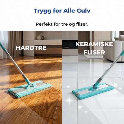 CleanSheets™ | Gulvvask uten dosering, store flasker eller rot