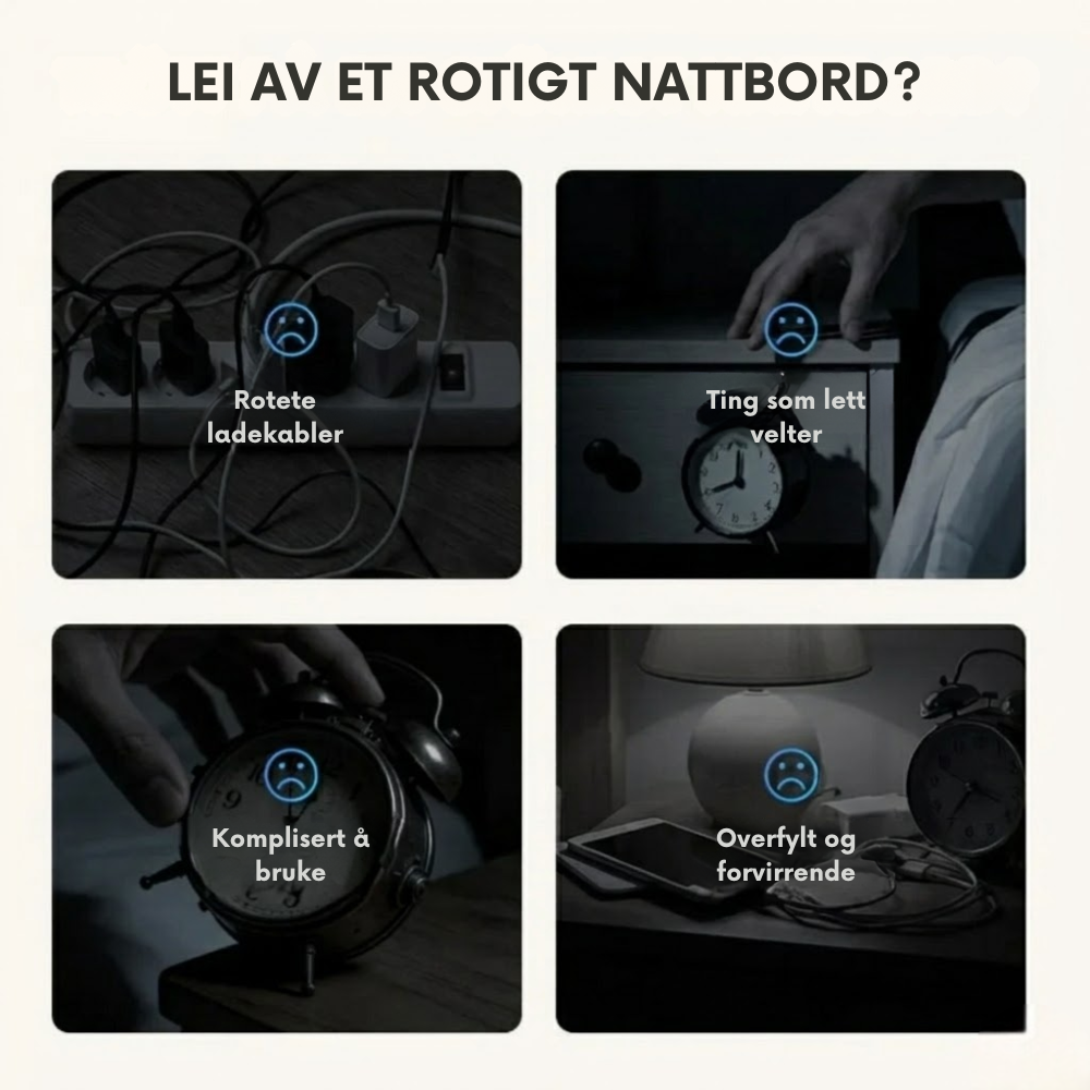 SmartStation™ | Få mer ro og orden ved sengen