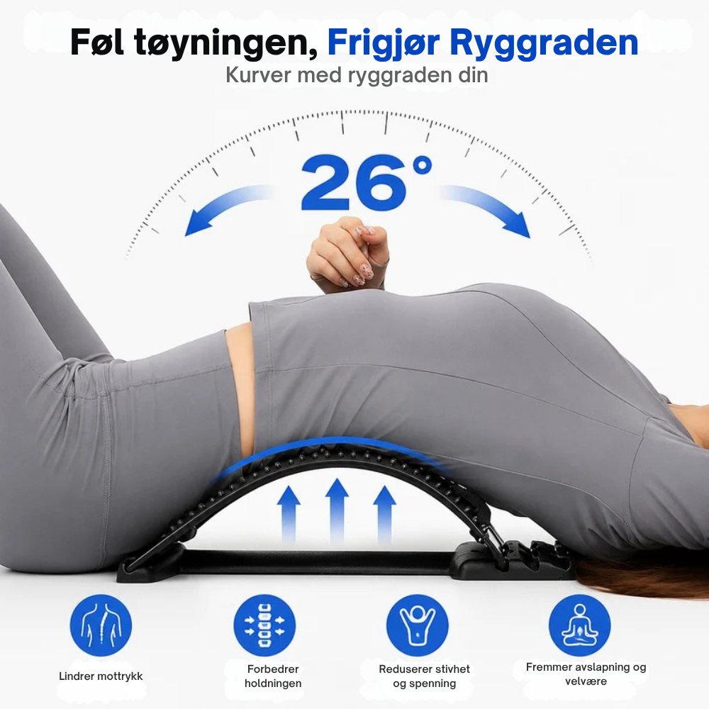 BackEase™ | En enkel strekkrutine for en lettere korsrygg