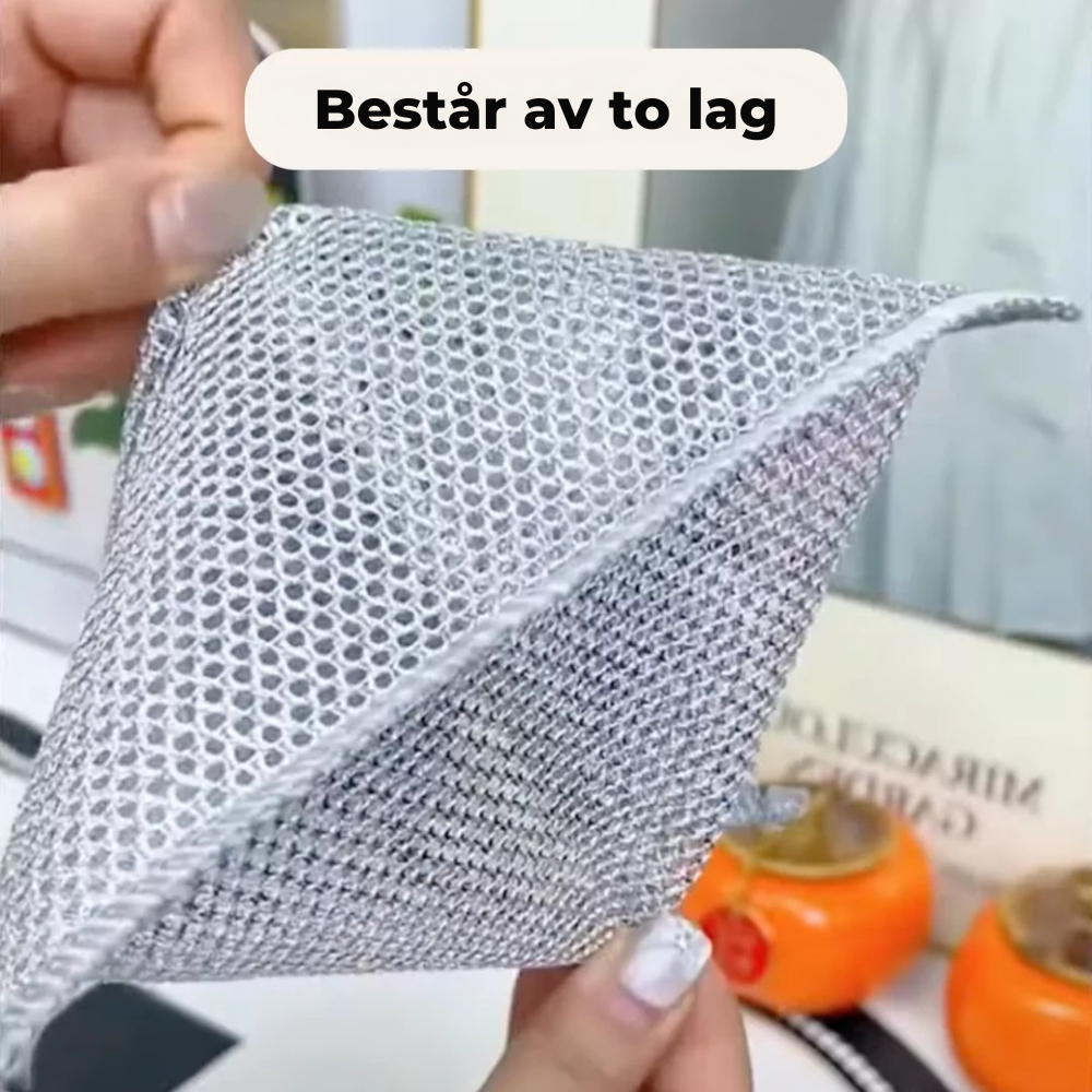 ScrubClean™ | Grundig rengjøring uten riper