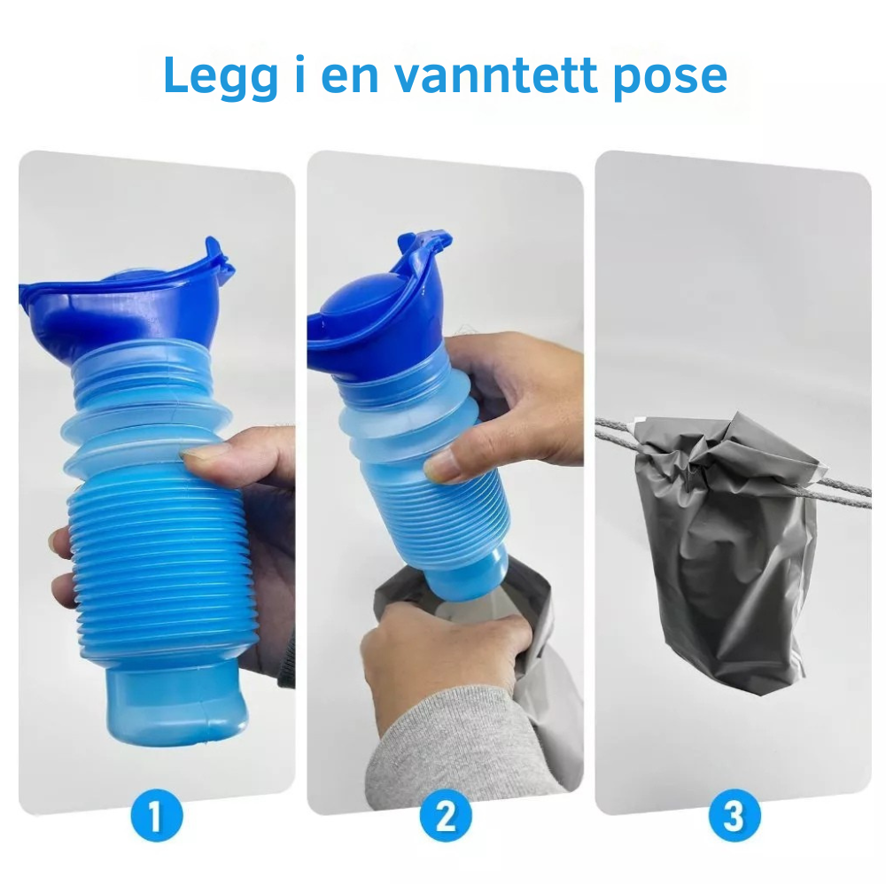 ToiletGo™ | Alltid et toalett rett ved hånden