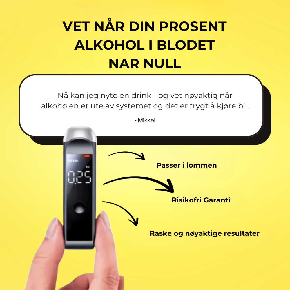 BlowSafe™ | Vit sikkert før du setter deg bak rattet