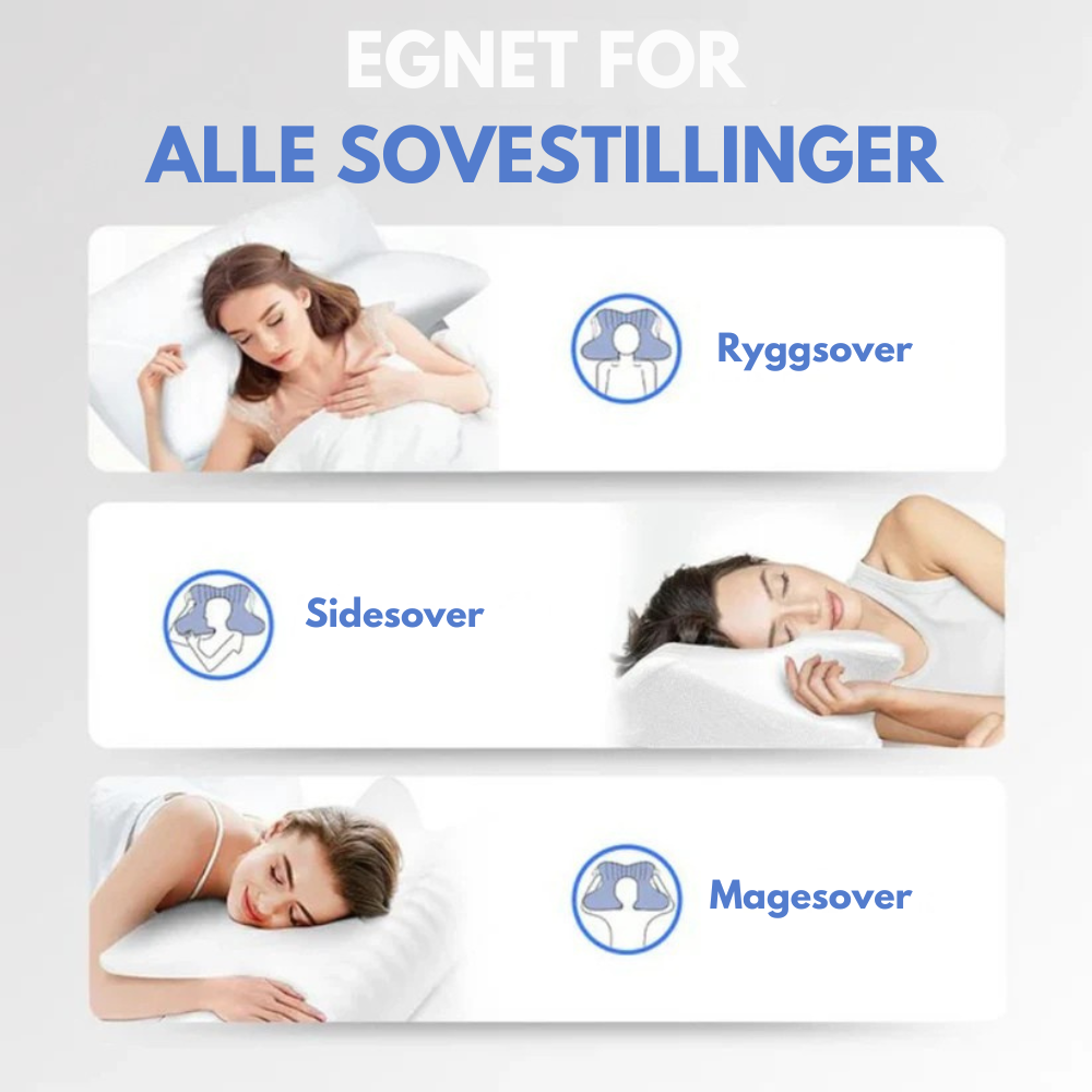 ErgoPillow™ | Gi nakken den støtten den har manglet hver natt