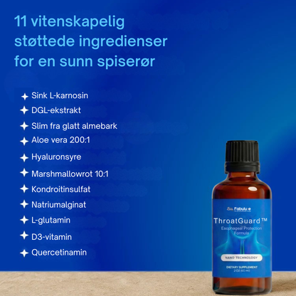 ThroatGuard™ | Beskytt halsen mot gjentatt irritasjon
