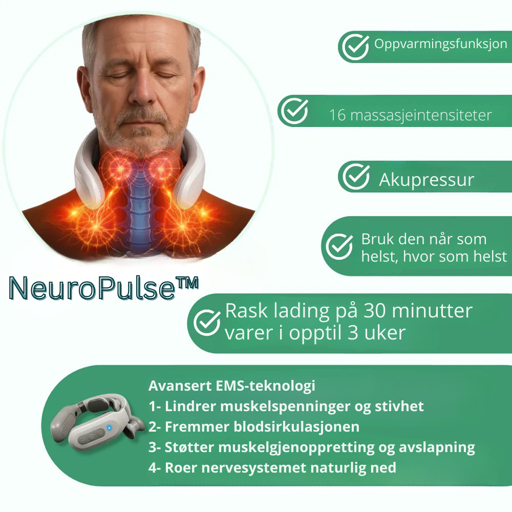 NeuroPulse™ | Dypvirkende varme og ro som frigjør spenninger innenfra