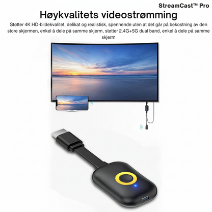 StreamCast™ Pro | Større skjermopplevelser uten Wi-Fi eller bryderi