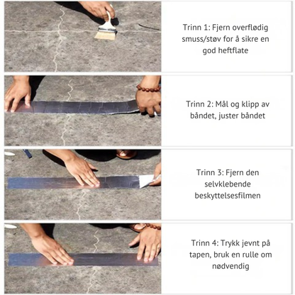 SuperSeal™ | Vanntett reparasjonstape for raske sterke forseglinger