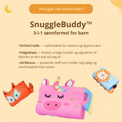 SnuggleBuddy™ | Roligere leggetid og bedre netter for alle