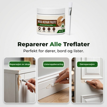 WoodRepair™ | Reparér synlige trekskader uten å bytte ut møbelet