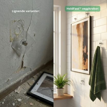 HoldFast™ | Sterkt oppheng uten hull eller besvær