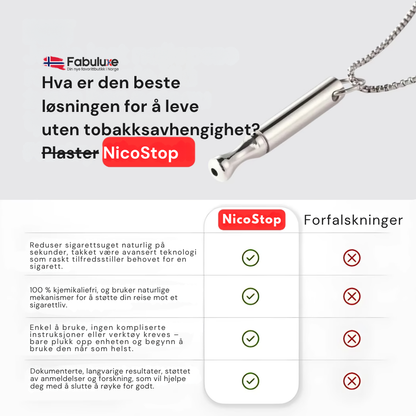 NicoStop™ | Bryt vanen og ta kontrollen tilbake