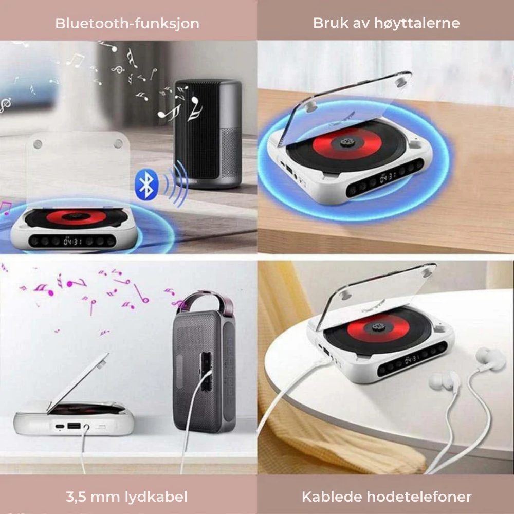 CDPortable™ – Den moderne CD-spilleren som gjenoppliver dine favorittalbum