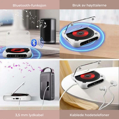 CDPortable™ – Den moderne CD-spilleren som gjenoppliver dine favorittalbum