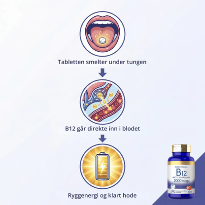 MetaB12™ | Våkn opp med mer energi igjen