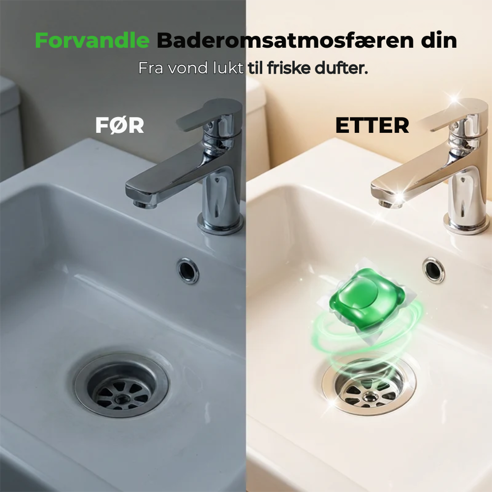 OdorAway™ | Friskere avløp for et mer innbydende hjem