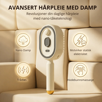 SilkBrush™ | Få glattere, mindre krusete hår – uten å dra, slite eller kjempe med børsten