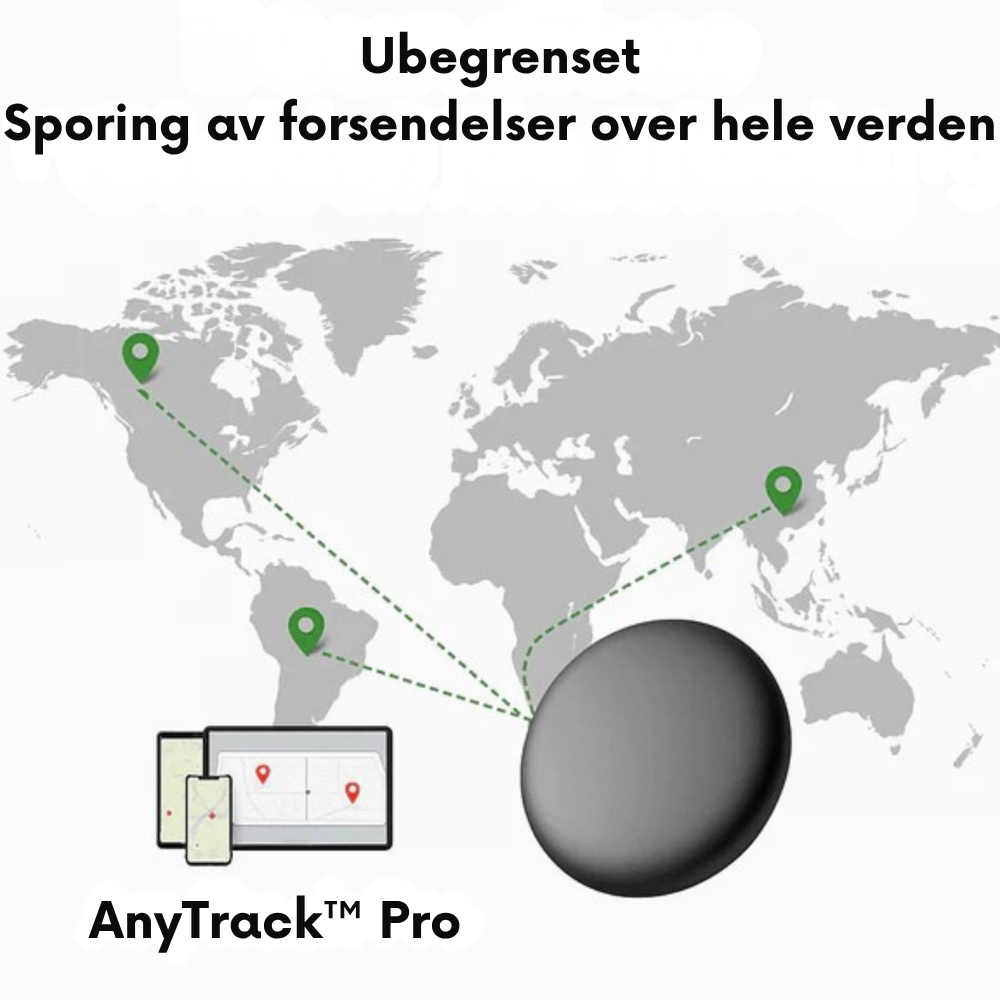 AnyTrack™ Pro | Kompakt GPS-tracker for biler – ingen verktøy, ingen ledninger, ingen abonnement – bare ro i sinnet 24/7