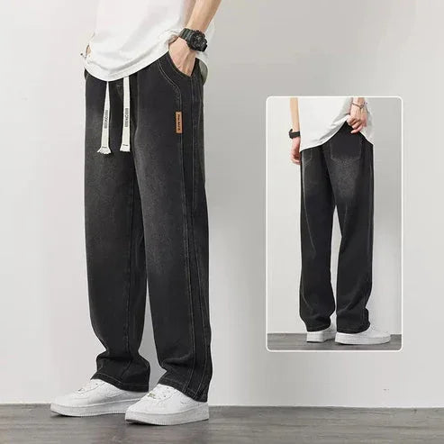 StreetFit™ | Moderne loose fit jeans med lengre silhuett