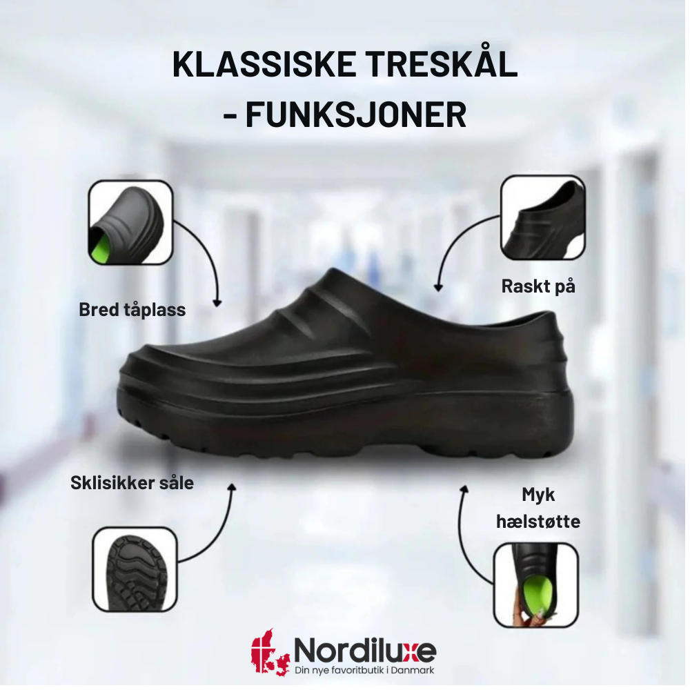 ComfortClogs™ | Gå lettere gjennom lange vakter hver dag