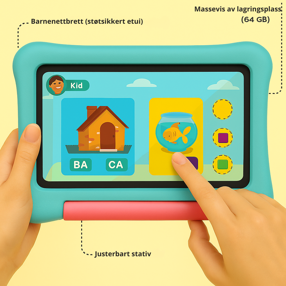 TinyBuddy™ | Barnas Utdannelsestablett