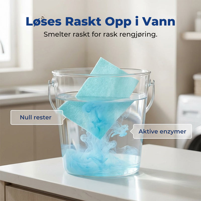 CleanSheets™ | Gulvvask uten dosering, store flasker eller rot