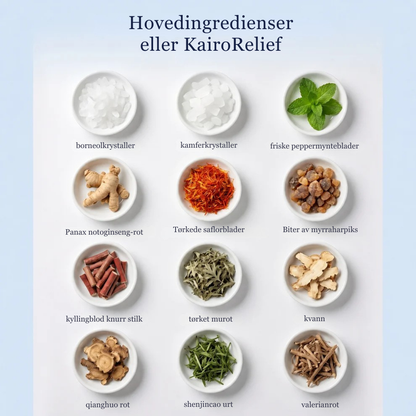 KairoRelief™ | Målrettet urteplaster for lettere bevegelse hele dagen