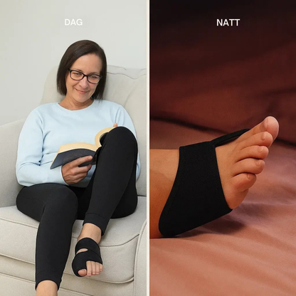 ToeAlign™ | Gjenopprett fotens naturlige balanse uten inngrep