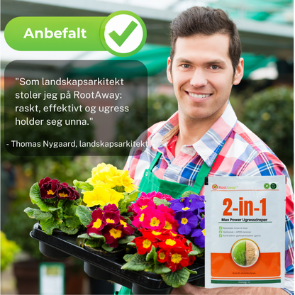 RootAway™ | Få rene uteområder uten evig kamp
