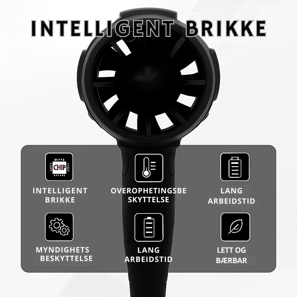 LeafBreeze™ | Trådløs løvblåser for rask høstrengjøring