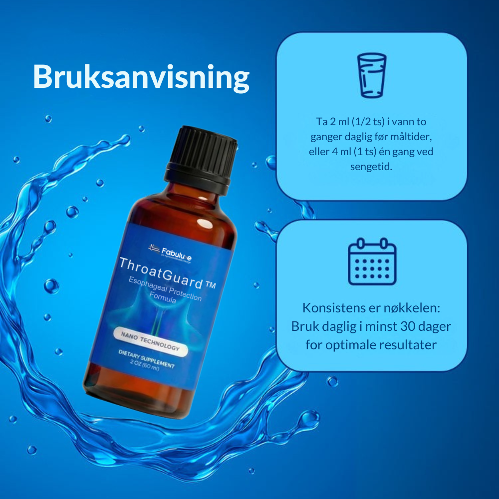 ThroatGuard™ | Beskytt halsen mot gjentatt irritasjon
