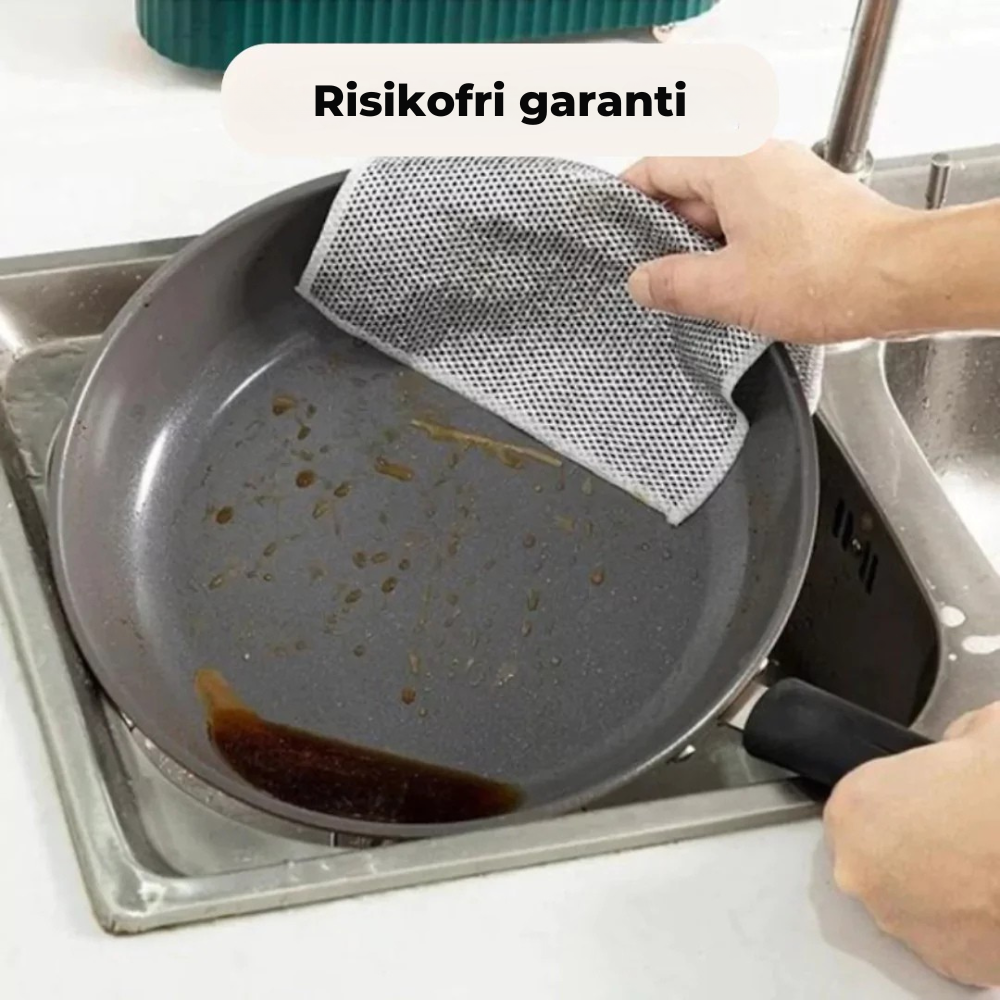 ScrubClean™ | Grundig rengjøring uten riper