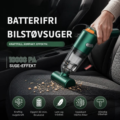 AutoVac™ Pro | Kompakt bilstøvsuger for rask rengjøring overalt