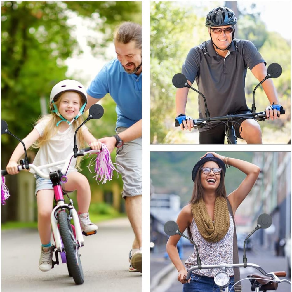 BikeMirror™ | Se hva som skjer bak deg uten å miste fokus fremover