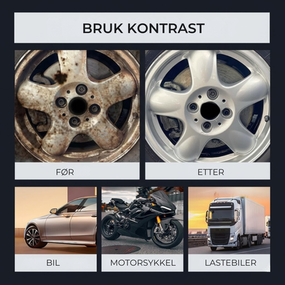 RustGone™ | Rustfjerner spray til bil og metaloverflader