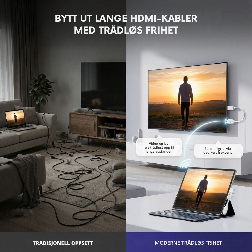 ScreenLink™ | Gjør enhver skjerm trådløs på sekunder