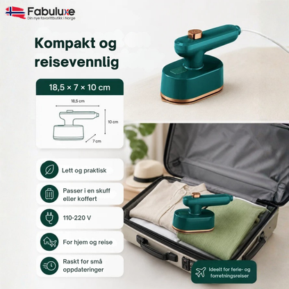 IronGo™ | Kompakt dampstrykejern for raske krøllfrie touch-ups