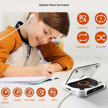 CDPortable™ – Den moderne CD-spilleren som gjenoppliver dine favorittalbum