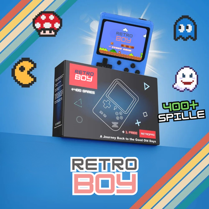 RetroBoy™ | Gjenopplev de legendariske spillene fra barndommen din