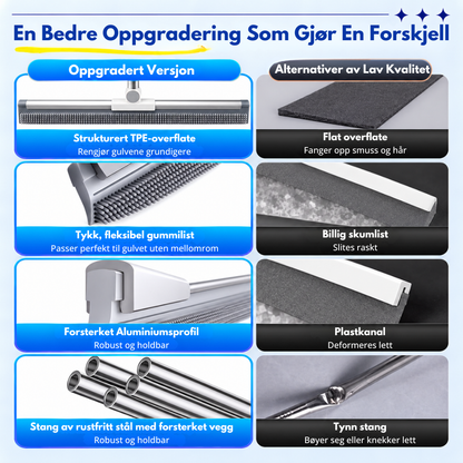 FlexSweep™ | Fei håret opp uten hår i kosten