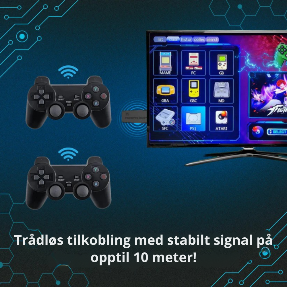 GameVault™ | Hele barndommen din samlet i en liten HDMI-stikk