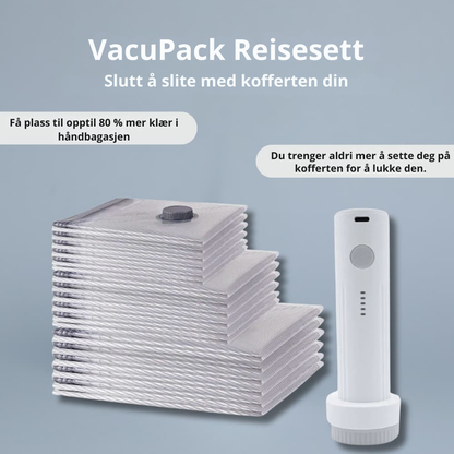 VacuPack™ | Pakk smartere og få plass til mye mer
