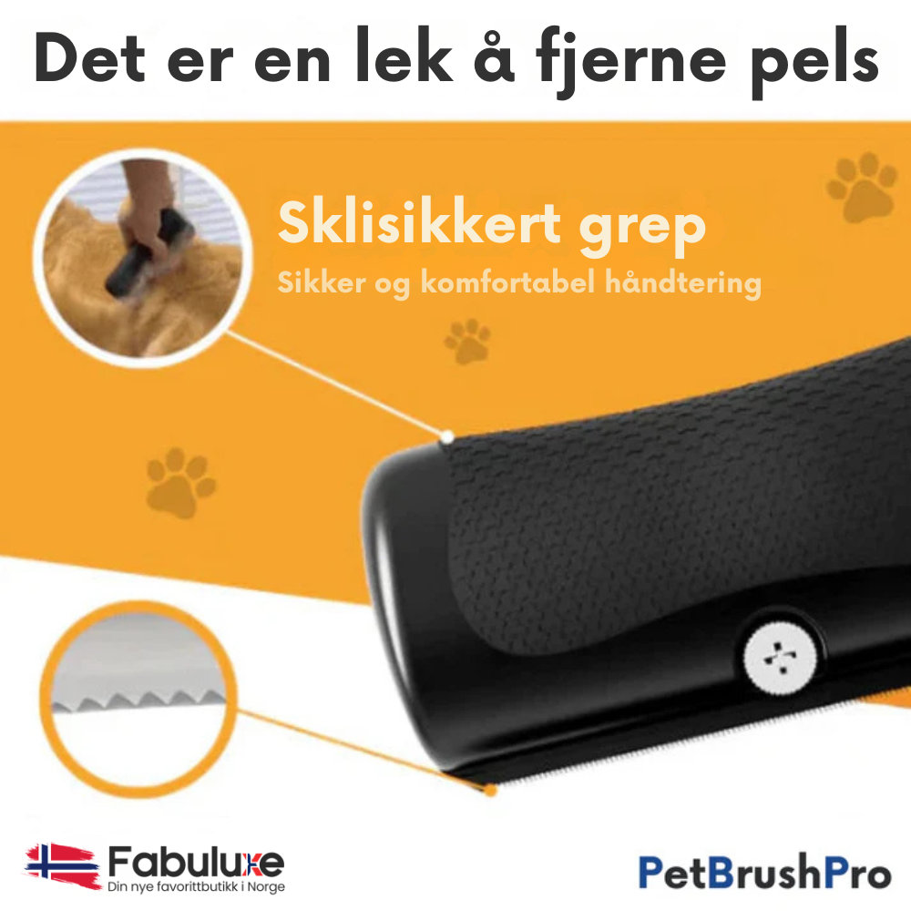 PetBrush™ Pro | Den ultimate hundebørsten mot røyting og lopper